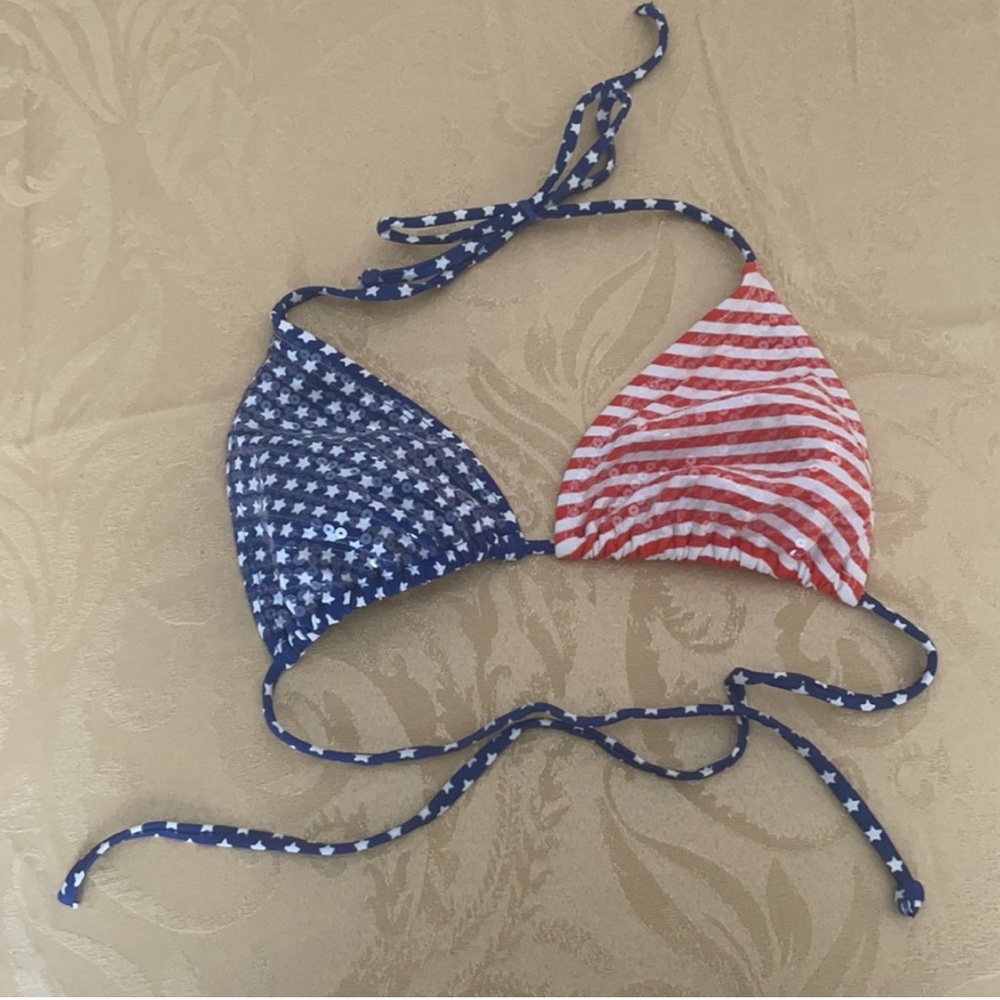 🇺🇸 👙 Billabong tank top bikini American flag bundle 🏝️ - Picture 4 of 9
